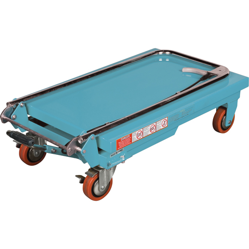 Heavy-Duty Hydraulic Scissor Lift Table, 27-1/2" L x 17-3/4" W, Steel, 330 lbs. Capacity Pronet Distribution