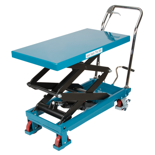 Heavy-Duty Hydraulic Scissor Lift Table, 35-3/4" L x 19-3/4" W, Steel, 770 lbs. Capacity Pronet Distribution