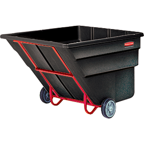 Chariot basculeur en acier, Poly&eacute;thyl&egrave;ne, 2 vg³, Capacit&eacute; de charge de 2300 lb Pronet Distribution