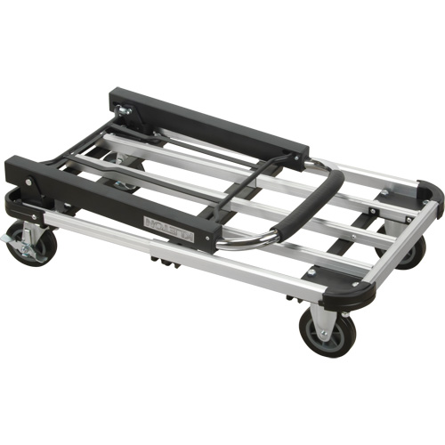 Foldable Platform Trucks, Aluminum, 300 lbs., 28" L x 16" W, 32" High Pronet Distribution
