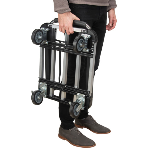 Foldable Platform Trucks, Aluminum, 300 lbs., 28" L x 16" W, 32" High Pronet Distribution