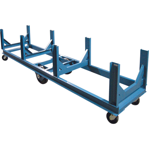 Chariot &agrave; berceaux, 96" lo x 28" la x 29" h, Capacit&eacute; de 5000 lb, Roue Ph&eacute;nolique Pronet Distribution