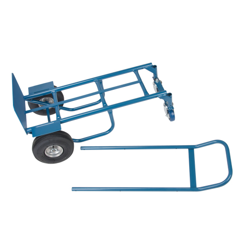 Convertible Deluxe Hand Truck, Steel, 800 lbs. Capacity Pronet Distribution