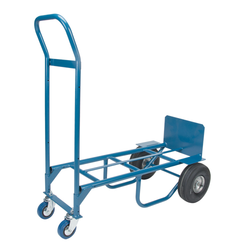 Convertible Deluxe Hand Truck, Steel, 800 lbs. Capacity Pronet Distribution