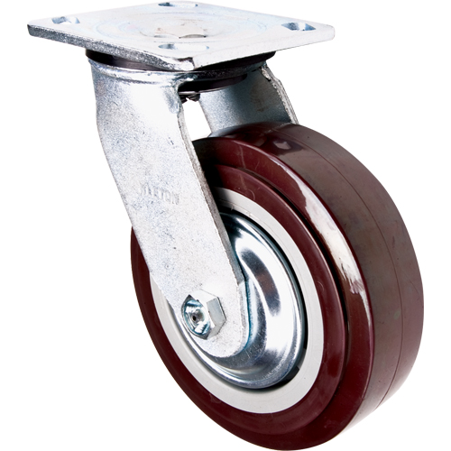 Caster, Swivel, 6" (152.4 mm), Polyurethane, 850 lbs. (385 kg.) Pronet Distribution