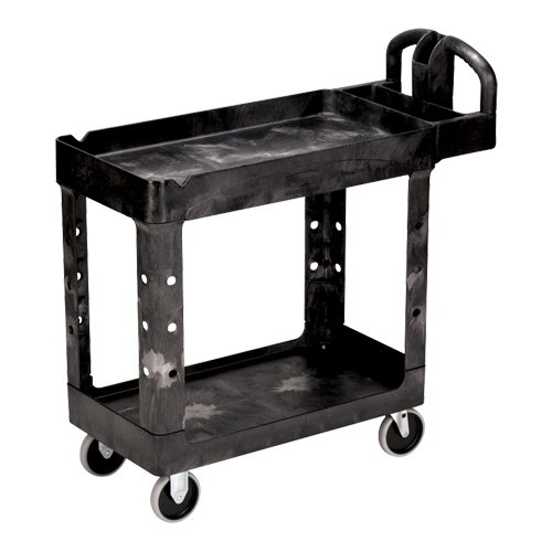 Heavy Duty Utility Cart - 4500-88, 2 Tiers, 17-1/8" x 33-1/4" x 39", 500 lbs. Capacity Pronet Distribution
