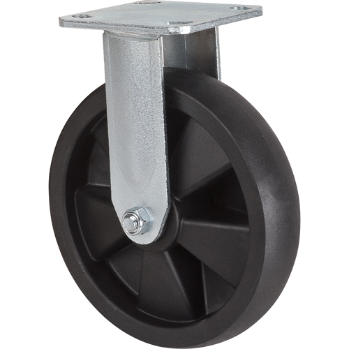 Roulettes haute temp&eacute;rature, Fixe, 8" (203,2 mm), Nylon, 1000 lb (453 kg) Pronet Distribution