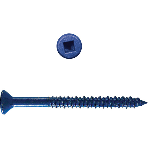 Vis &agrave; b&eacute;ton HD avec carr&eacute; plat, 3/16" x 3-1/4" lo, Zingu&eacute; Pronet Distribution