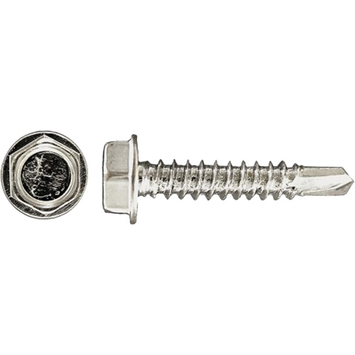 Vis taraud&eacute;es hex HD Drill-X 100 mcx, #12 dia., 1-1/4" lo, Zingu&eacute; Pronet Distribution