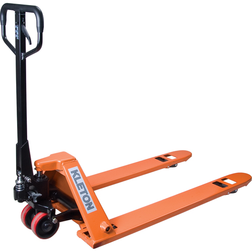Low Profile Hydraulic Pallet Trucks, 48" L x 27" W, 3300 lbs. Cap. Pronet Distribution