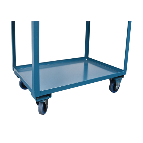 Chariots de service &agrave; bordure profonde, 2 Tiers, 24" la x 47" h x 36" p, Capacit&eacute; 1200 lb Pronet Distribution