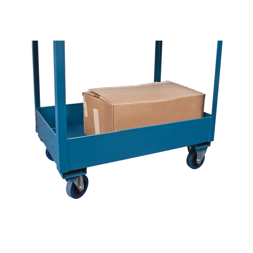 Chariots de service &agrave; bordure profonde, 2 Tiers, 24" la x 47" h x 36" p, Capacit&eacute; 1200 lb Pronet Distribution