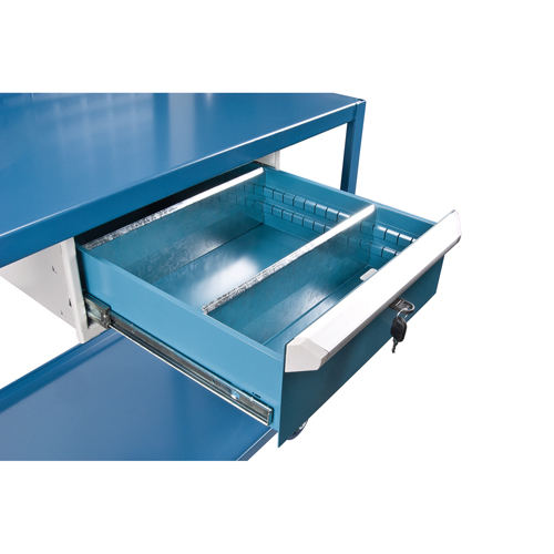 Mobile Service Cart, 2 Tiers, 24" W x 57" H x 40" D, 1200 lbs. Capacity Pronet Distribution