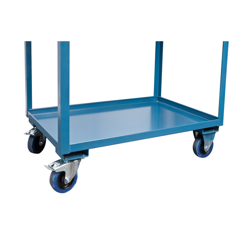 Mobile Service Cart, 2 Tiers, 24" W x 57" H x 40" D, 1200 lbs. Capacity Pronet Distribution