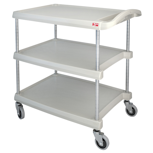 myCart Utility Cart, 3 Tiers, 20" x 35-1/2" x 30", 400 lbs. Capacity Pronet Distribution