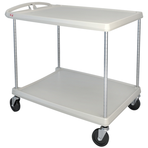 myCart Utility Cart, 2 Tiers, 26" x 36-7/8" x 36", 400 lbs. Capacity Pronet Distribution
