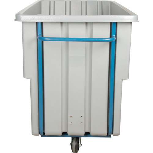 Chariot basculeur en acier, Poly&eacute;thyl&egrave;ne, 1,1 vg³, Capacit&eacute; de charge de 1250 lb Pronet Distribution