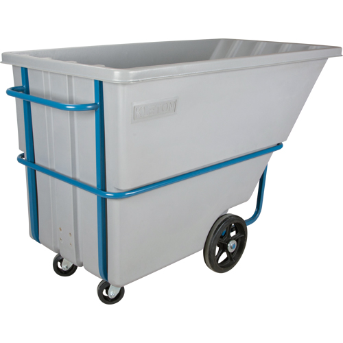 Tilt Truck, Polyethylene, 1.1 cu. yd., 2000 lbs. Load Capacity Pronet Distribution