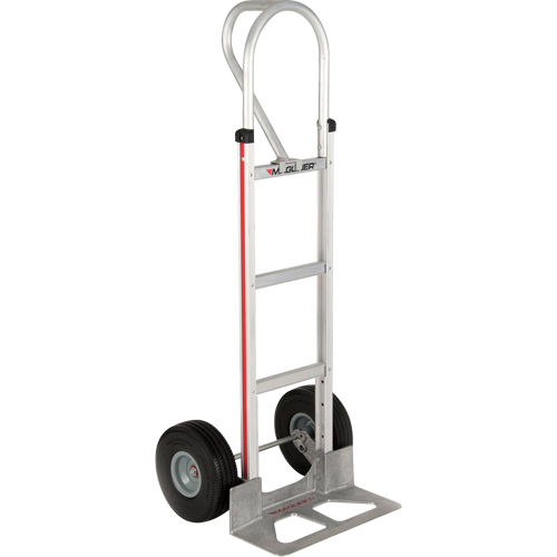 Straight Back Hand Truck, P-Handle Handle, Aluminum, 52" Height, 500 lbs. Capacity Pronet Distribution