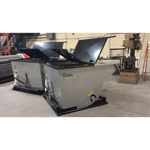 Steel Cover for Self-Dumping Hopper Pronet Distribution