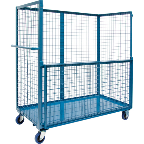 Wire Mesh Stock Truck, Steel, 24" x 55" x 60", 1200 lbs. Capacity Pronet Distribution