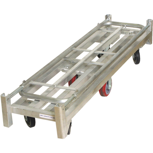 U-Boat Platform Truck, 59-1/2" L x 16" W, 1750 lbs. Capacity, Polyurethane Casters Pronet Distribution