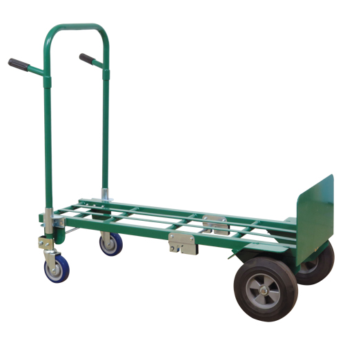 Diable transformable &eacute;conomique Greenline - E-CON, Acier, Capacit&eacute; 800 lb Pronet Distribution