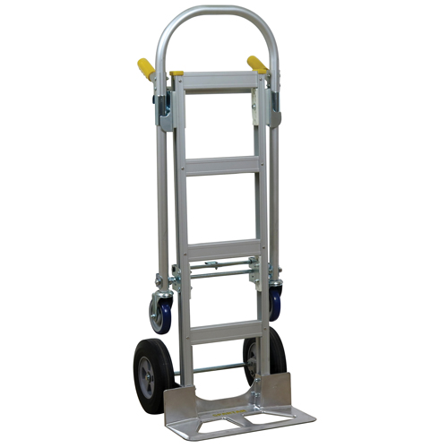 SPTN-JR-T18-SR Spartan Jr. Convertible Hand Truck, Aluminum, 1000 lbs. Capacity Pronet Distribution