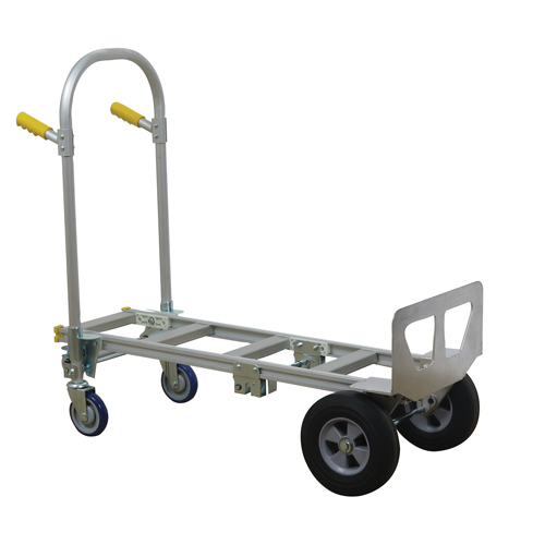 SPTN-JR-T18-SR Spartan Jr. Convertible Hand Truck, Aluminum, 1000 lbs. Capacity Pronet Distribution