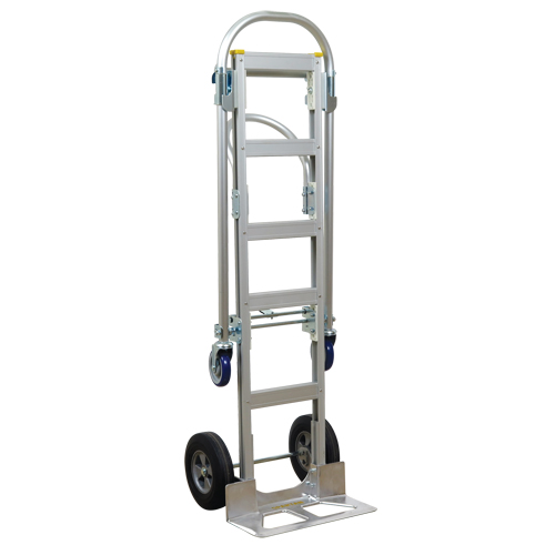 SPTN-SR-T18-SR Spartan Sr. Convertible Hand Truck, Aluminum, 1000 lbs. Capacity Pronet Distribution