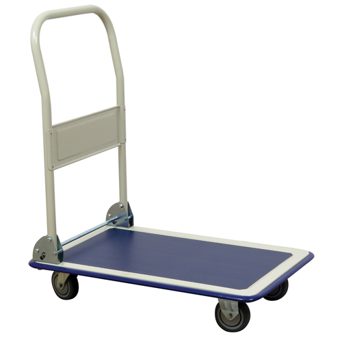 Chariot &agrave; plateforme avec poign&eacute;e pliante, Acier, 440 lb, 29" lo x 19" la, Hauteur 32-1/2" Pronet Distribution