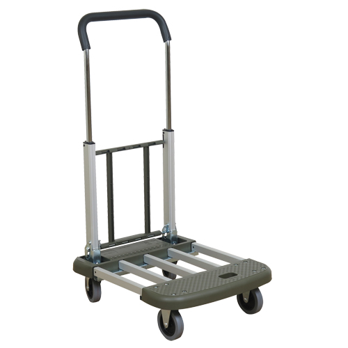 Chariot &agrave; plateforme t&eacute;l&eacute;pliante, Aluminium, 330 lb, 29-1/2" lo x 17-1/2" la, Hauteur 36-1/2" Pronet Distribution