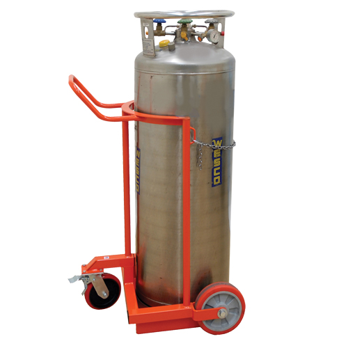 Large Liquid Gas Cylinder Truck LCC, Polyurethane Wheels, 20" W x 20" D Base, 1000 lbs. Pronet Distribution