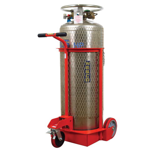 Large Liquid Gas Cylinder Truck LCC, Polyurethane Wheels, 20" W x 20" D Base, 1000 lbs. Pronet Distribution
