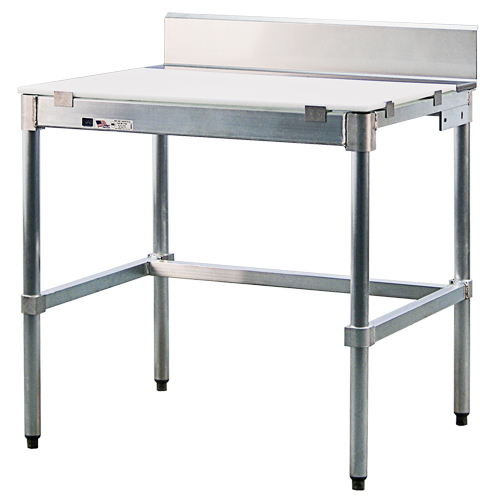 Poly-Top Workbench, 48" W x 30" D x 35-1/2" H, 2000 lbs. Capacity Pronet Distribution