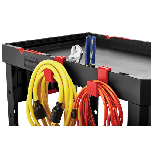 Heavy-Duty Adaptable Utility Cart, 2 Tiers, 25-1/5" x 36" x 51-1/2", 500 lbs. Capacity Pronet Distribution