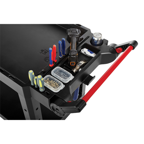 Heavy-Duty Adaptable Utility Cart, 2 Tiers, 25-1/5" x 36" x 51-1/2", 500 lbs. Capacity Pronet Distribution