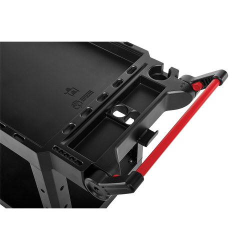 Heavy-Duty Adaptable Utility Cart, 2 Tiers, 25-1/5" x 36" x 51-1/2", 500 lbs. Capacity Pronet Distribution