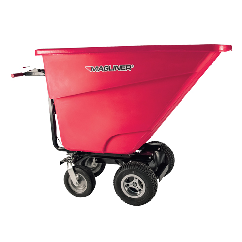 Chariot &agrave; bascule motoris&eacute;, Capacit&eacute; 13.5 cu.ft., 45" h x 27" la x 68" p Pronet Distribution
