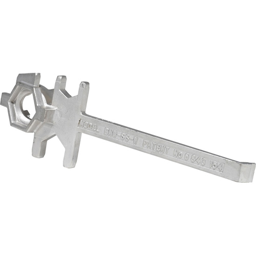 Cl&eacute; pour baril, Ouverture de 3/4"/2", Poign&eacute;e 9-1/2", Acier inoxydable Pronet Distribution