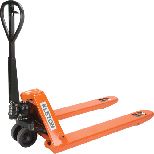 Super Heavy-Duty Manual Pallet Truck, Steel, 48" L x 27" W, 11000 lbs. Capacity Pronet Distribution