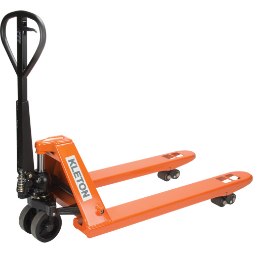 Super Heavy-Duty Manual Pallet Truck, Steel, 48" L x 27" W, 11000 lbs. Capacity Pronet Distribution