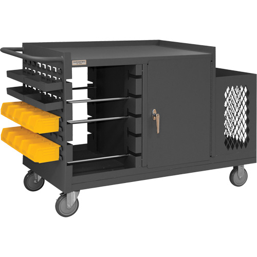 Chariot pour bobines de fil et de maintenance, Acier, 5 Montants, 54-1/16" la x 35" h x 24" p, Capacit&eacute; de 1200 lb Pronet Distribution