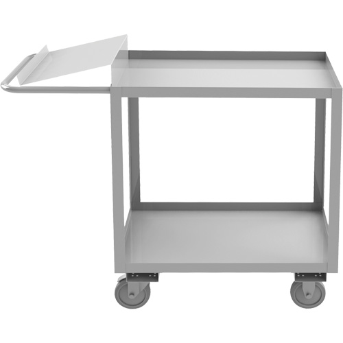 Industrial Grade Order Picking Cart, 39" H x 18-1/8" W x 45" D, 2 Shelves, 1200 lbs. Capacity Pronet Distribution