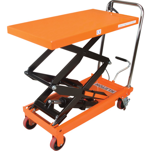 Table &eacute;l&eacute;vatrice &agrave; ciseaux hydraulique, 35-3/4" lo x 19-3/4" la, Acier, Capacit&eacute; 770 lb Pronet Distribution