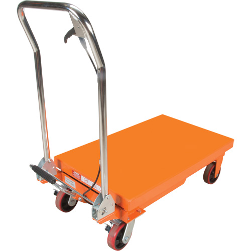 Table &eacute;l&eacute;vatrice &agrave; ciseaux hydraulique, 32" lo x 19-3/4" la, Acier, Capacit&eacute; 1100 lb Pronet Distribution
