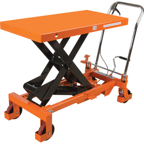 Table &eacute;l&eacute;vatrice &agrave; ciseaux hydraulique, 40" lo x 20 " la, Acier, Capacit&eacute; 2200 lb Pronet Distribution