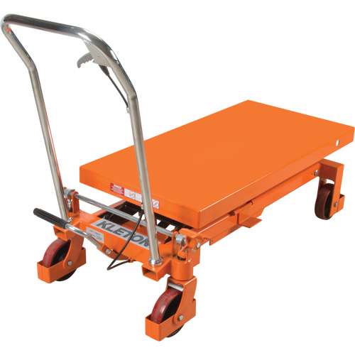 Table &eacute;l&eacute;vatrice &agrave; ciseaux hydraulique, 40" lo x 20 " la, Acier, Capacit&eacute; 2200 lb Pronet Distribution