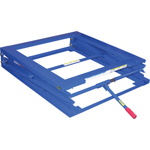 Support de palette ajustable, 42-1/2" lo x 40" la, Capacit&eacute; 5000 lb Pronet Distribution