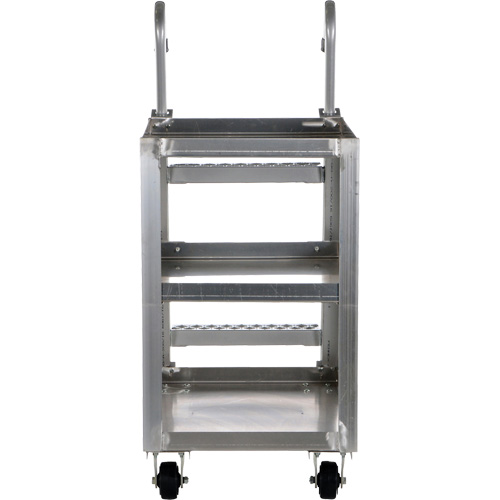 Chariot de pr&eacute;l&egrave;vement de stock, Aluminium, 21-7/8" la x 40" p, 3 tablettes, Capacit&eacute; 660 lb Pronet Distribution